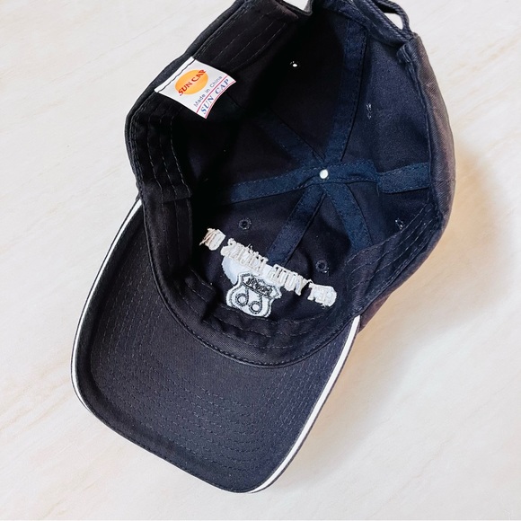 ROUTE 66 "Get Your Kicks On" Main Street USA Adjustable Baseball Cap Black - Picture 3 of 3